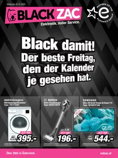 Vorschau der Angebote: RED ZAC Black Friday gültig ab 24.11.2025