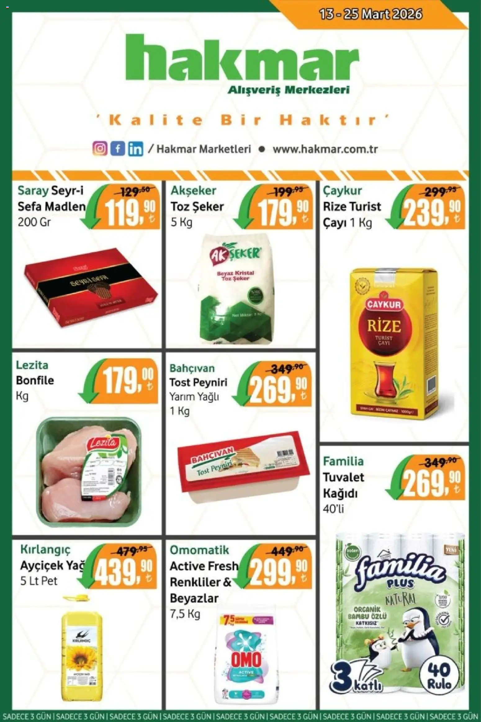Hakmar Hakmar - İndirim 13.03.2026 - Broşürünün önizlemesi