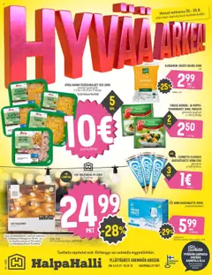 Kaupan Halpa Halli Tarjoukset esikatselu, voimassa 20/08/2025