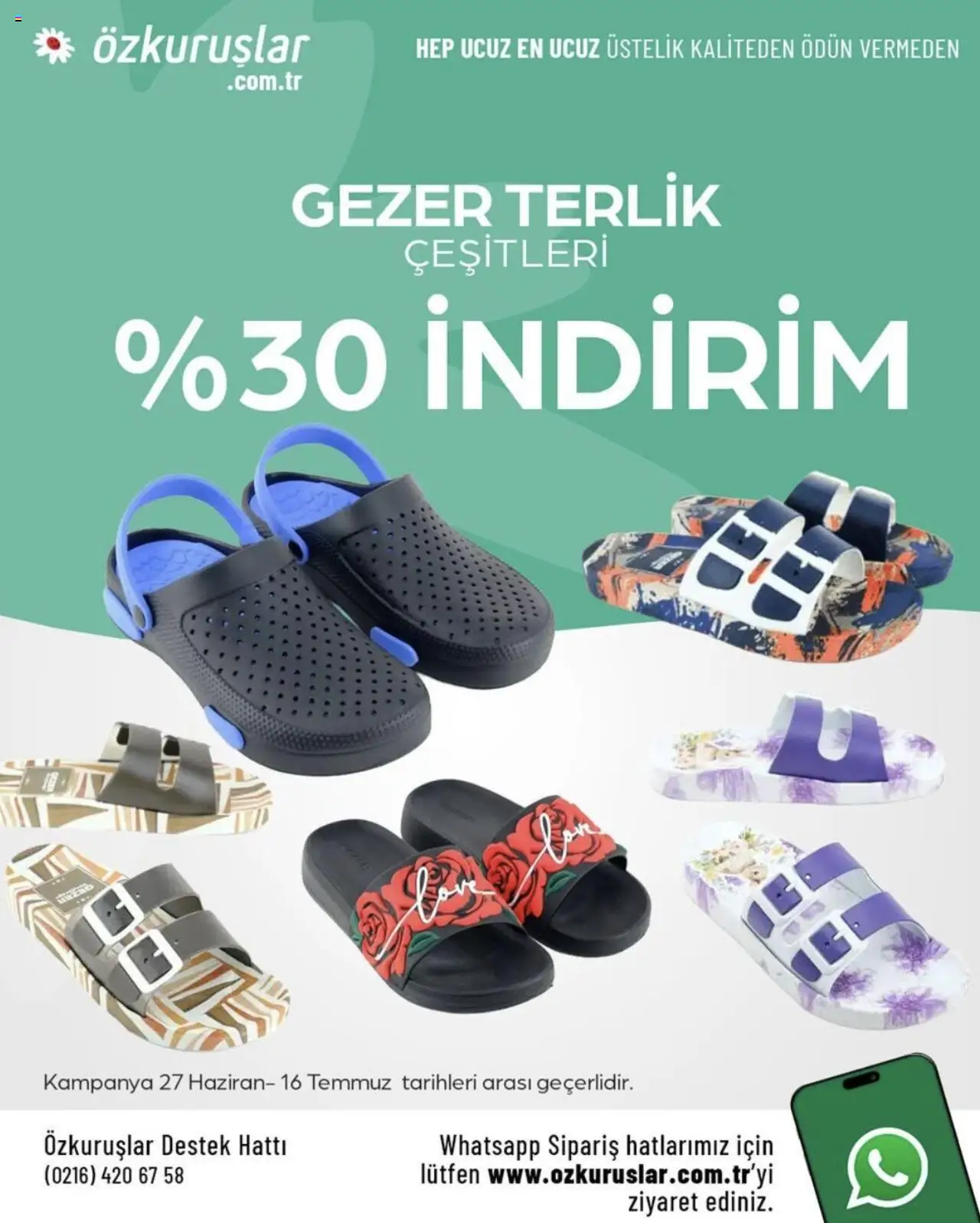 Özkuruşlar %30 İndirim (27 Haziran 2025 - 16 Temmuz 2025) - Sayfa numarası 1