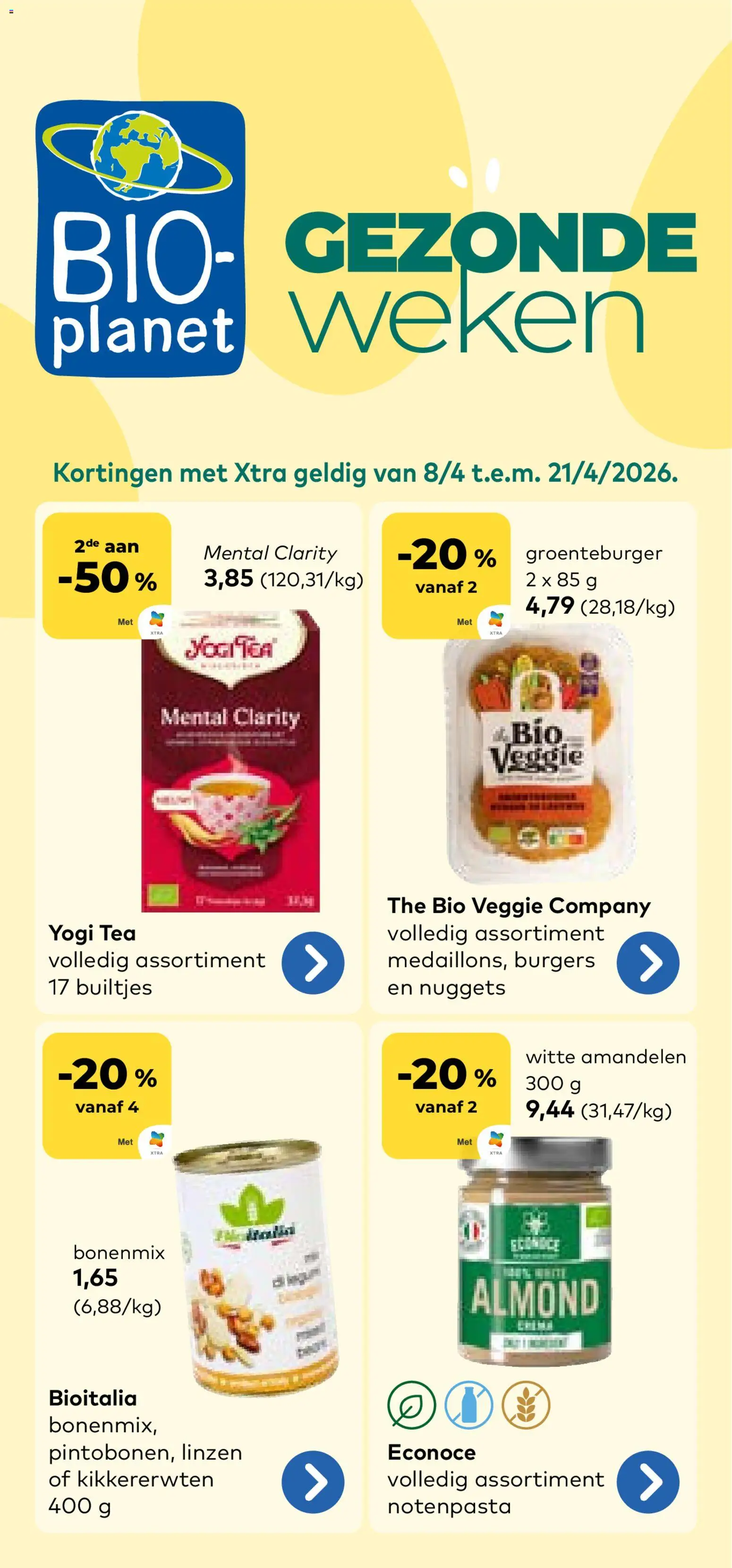 Voorbeeld van BioPlanet Folder van winkel BioPlanet geldig vanaf 08/04/2026