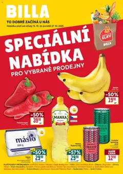 Náhled nabídky: Billa Leták - Speciální nabídka: vybrané prodejny platný od 15.10.2025