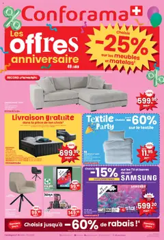 Vorschau des Merkblatts Aktionen FR vom Shop Conforama gültig von 24.09.2025 bis 07.10.2025