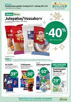 Forhåndsvis Kundeavis fra butikk Joker gyldig fra 25/11/2025