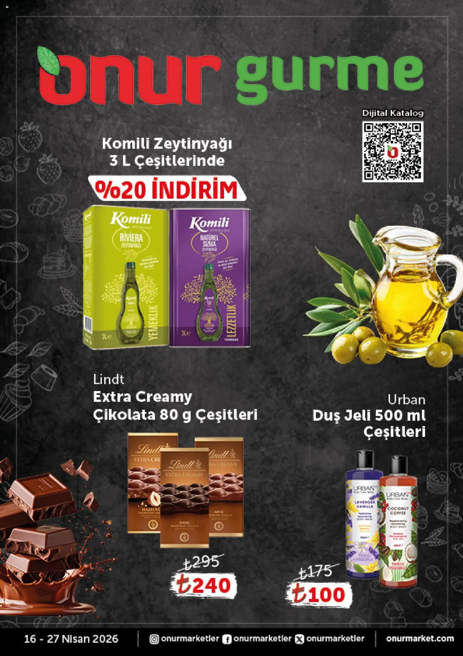 Onur Market Onur Market - Katalog Gurme 16.04.2026 - Broşürünün önizlemesi