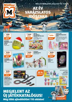 Müller - Játékprospektus megtekintése, amely érvényes 2025.11.10.-től