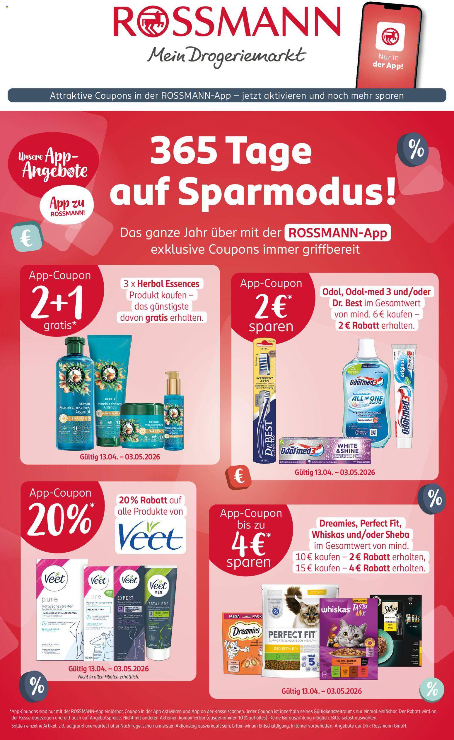Neues Rossmann prospekt zum blättern 13.04.