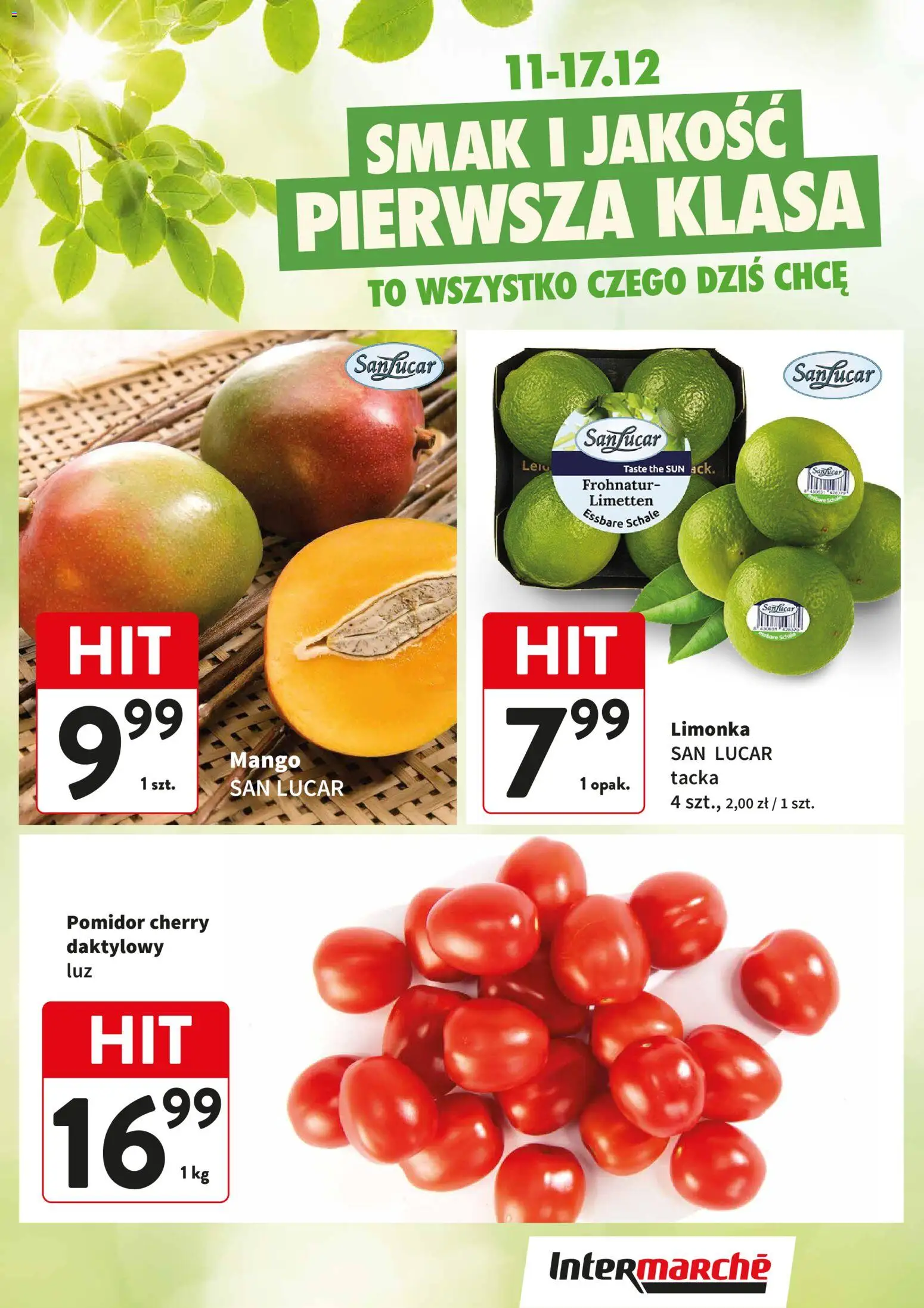 Pogląd gazetki "Świeży Hit" ze sklepu Intermarche ważnej od 11.12.2025