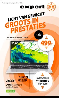 Voorbeeld van Expert folder - Efolder week 11 2026 van winkel Expert geldig vanaf 09-03-2026