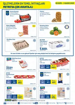 Metro İşletmelerin En Temel İhtiyaçları Metro'da Çok Avantajlı 28.10.2025 - Broşürünün önizlemesi