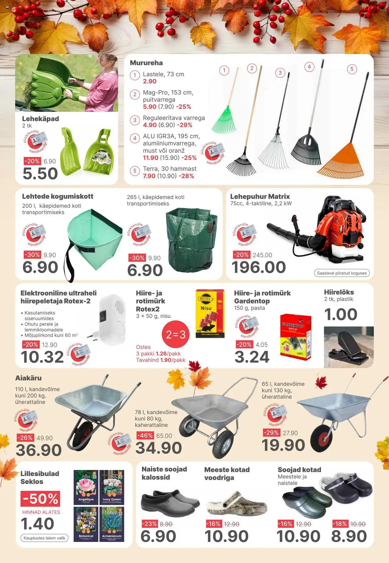 Magaziin kliendilehe eelvaade alates 2025.10.02