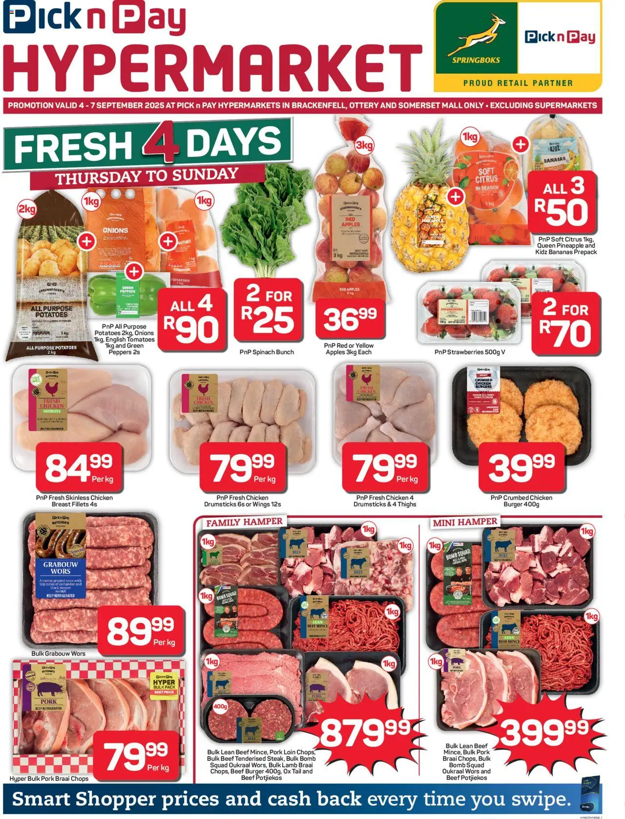 Pick n Pay Western Cape - Hypermarket Weekend Specials from 04/09 - 07/09/2025 > Promotions