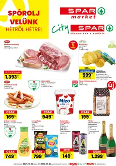 Spar - City Spar szórólap megtekintése, amely érvényes 2025.12.23.-től