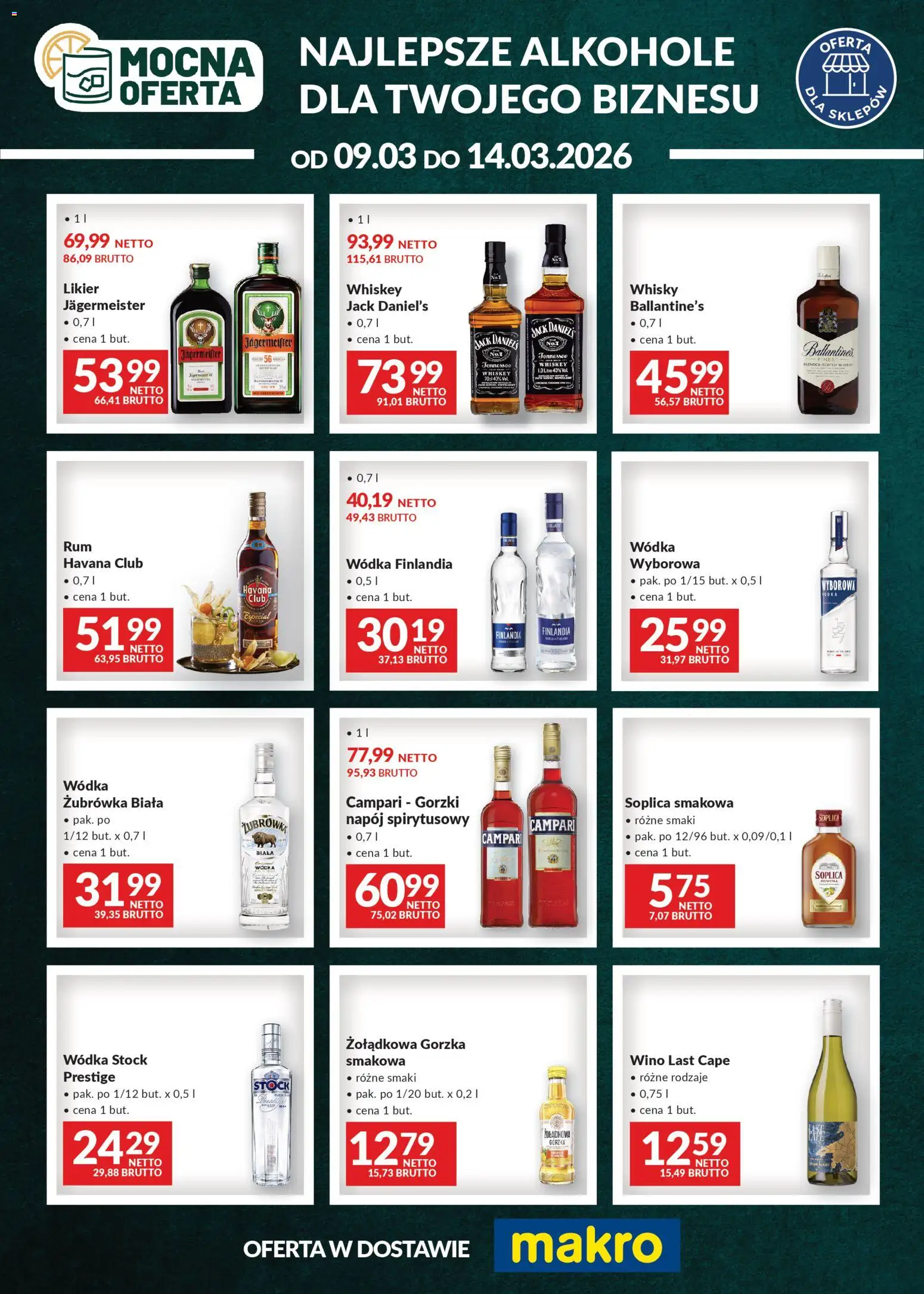 Pogląd gazetki "Makro gazetka - Mocna oferta" ze sklepu Makro ważnej od 09.03.2026