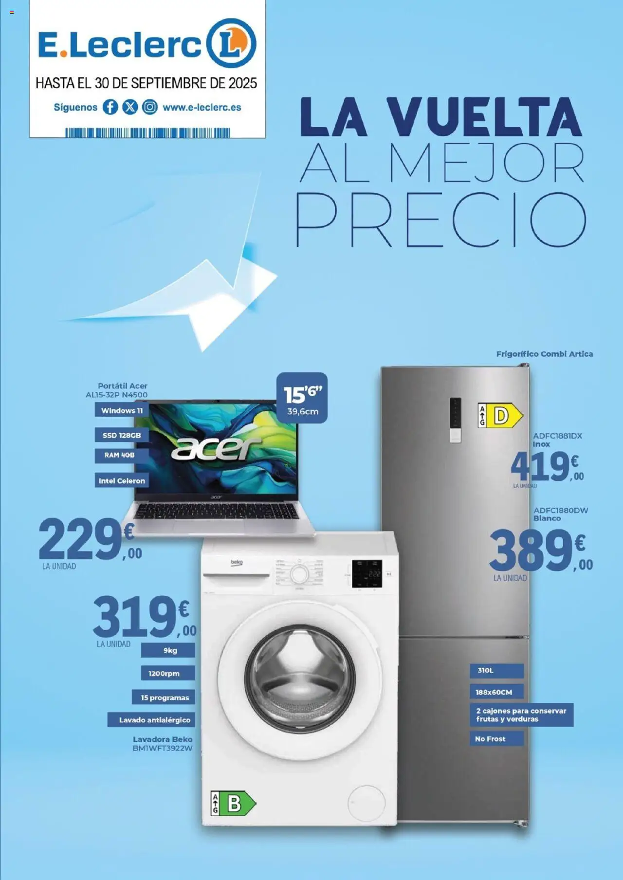 E.Leclerc Folleto > 01/09 - 30/09/2025 > Ofertas