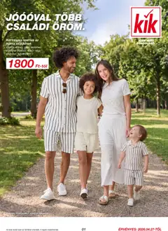 Kik - Kik akciós újság megtekintése, amely érvényes 2026.04.27.-től