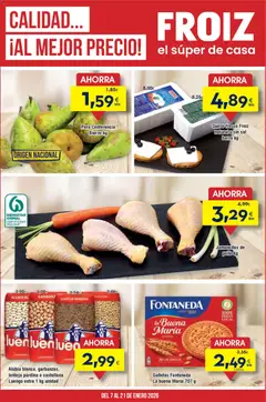 Vista previa del folleto de la tienda Froiz válido desde el 07/01/2026 