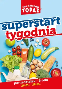 Pogląd gazetki "Superstart tygodnia" ze sklepu Topaz ważnej od 26.01.2026