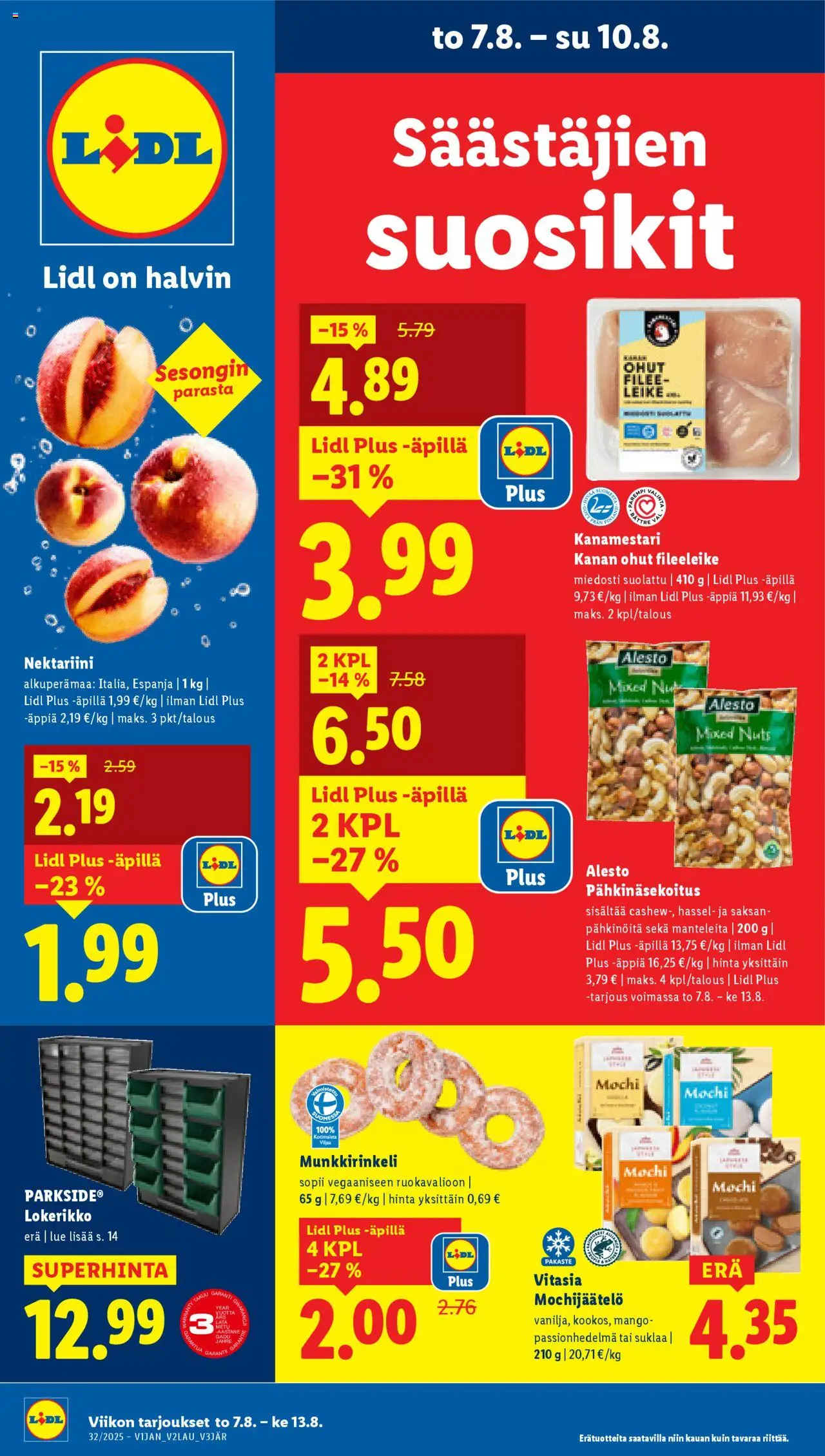 Lidl-kaupan Tarjoukset - Tampere voimassa 07/08/2025 - Sivulla 1