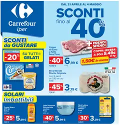 Anteprima dell'opuscolo Carrefour volantino Iper - Carugate dal negozio Carrefour valido da 21/04/2026
