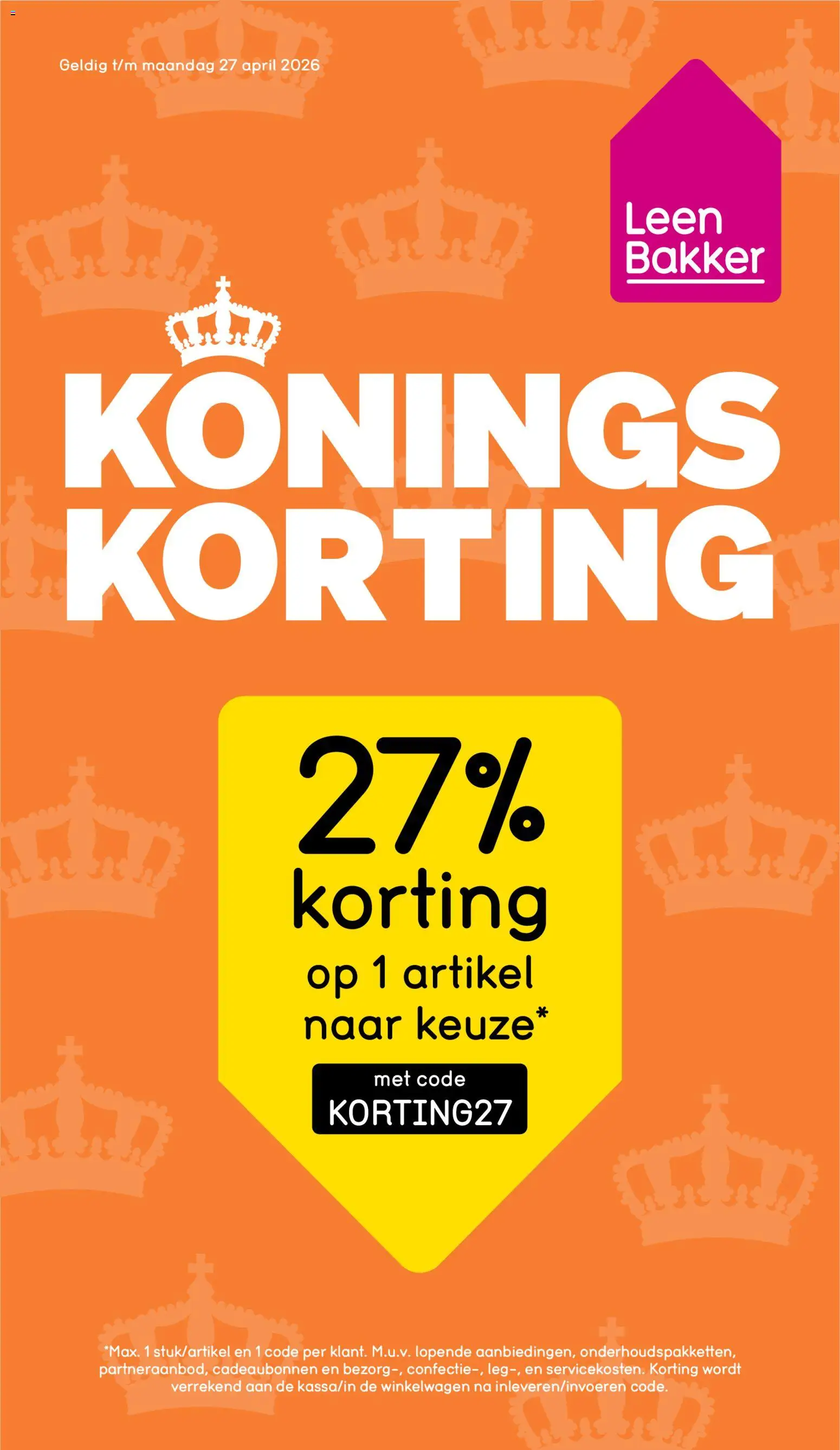 Voorbeeld van Leen Bakker folder van winkel Leen Bakker geldig vanaf 20-04-2026