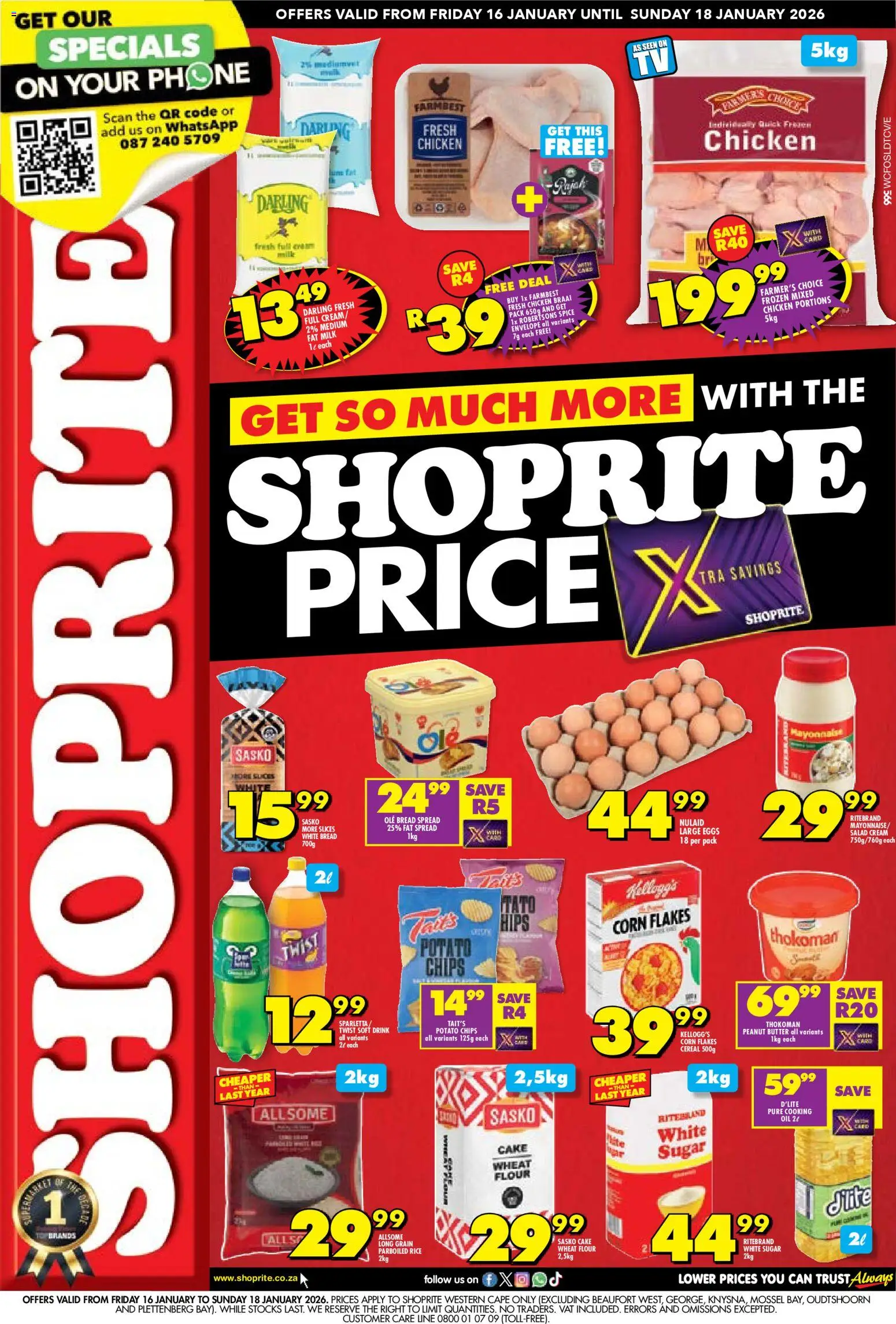 Preview of Shoprite flyer valid from 16/01/2026