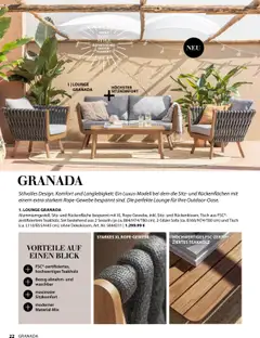 Vorschau der Angebote: Dehner Gartenmöbel Trends 2025 gültig ab 20.01.2025 | Seite: 22