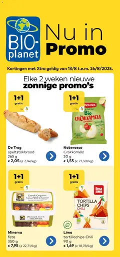 Voorbeeld van Folder van winkel BioPlanet geldig vanaf 13/08/2025