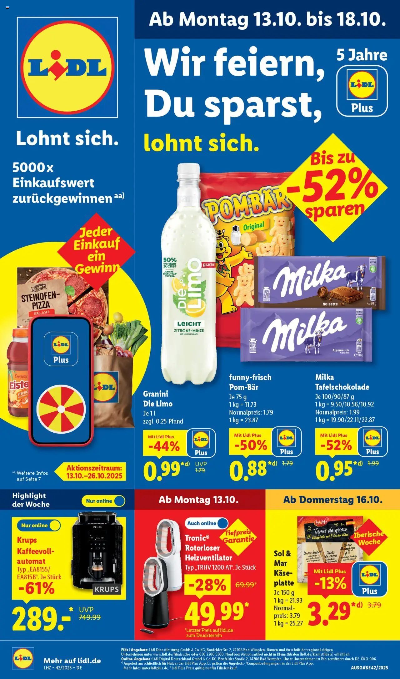 LIDL Prospekt ab Montag 13.10.2025 > Prospekt