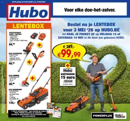 Voorbeeld van Hubo Folder van winkel Hubo geldig vanaf 22/04/2026