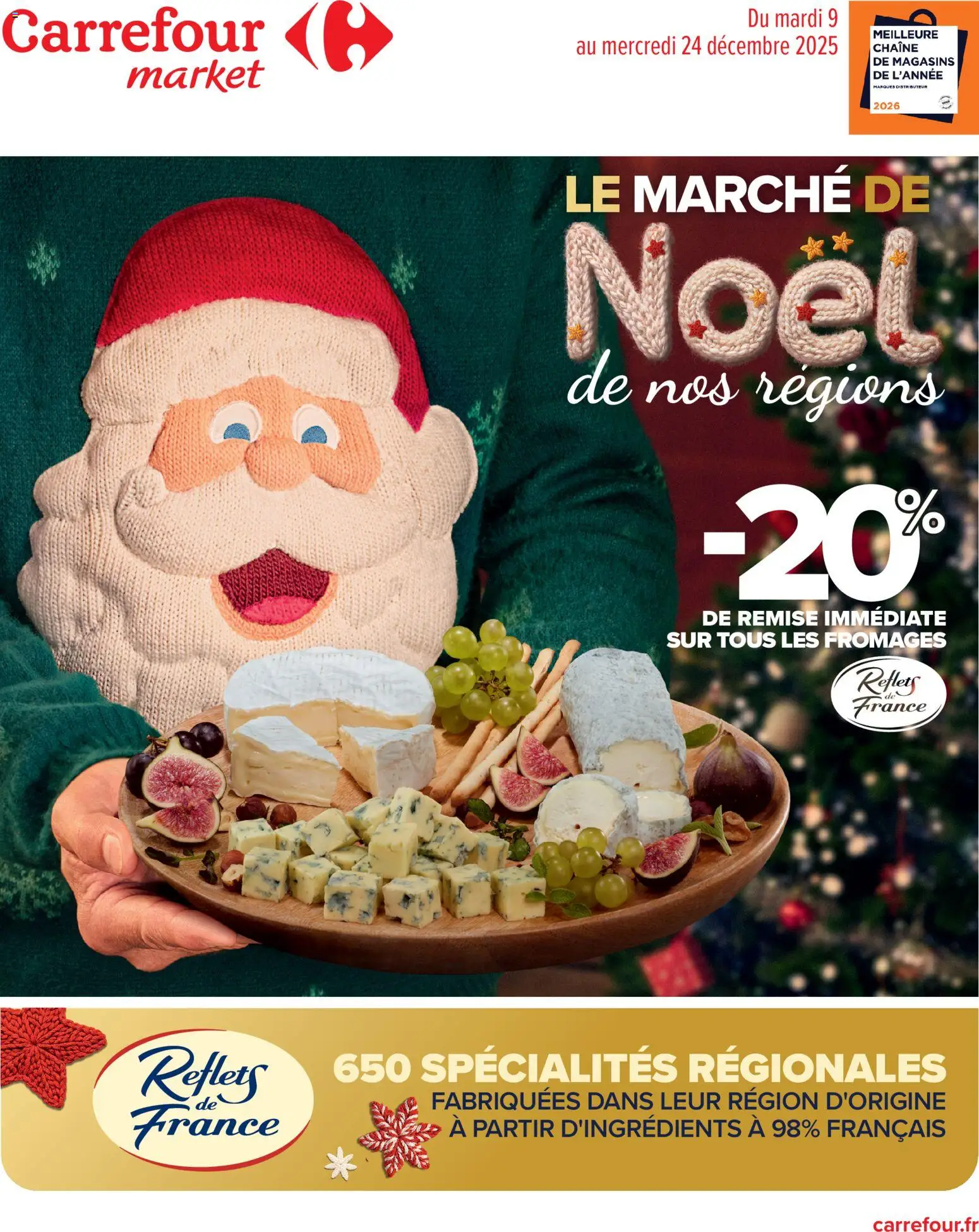 Prévisualisation de Le marche de noel nos regions du magasin Carrefour Market formulaire valide 09/12/2025