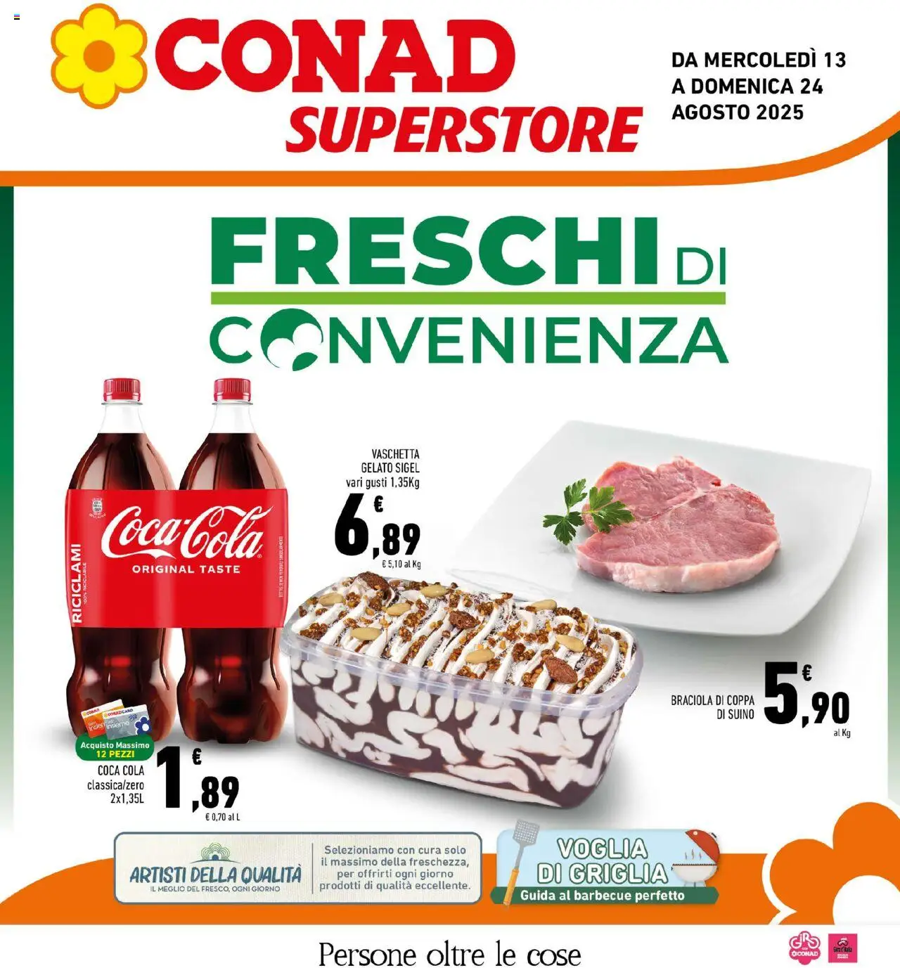 Volantino Conad valido da 13/08/2025 numero di pagina 1