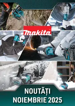 Previzualizarea de cataloage: Makita Catalog - Noutăți Noiembrie valabil de la 01.11.2025