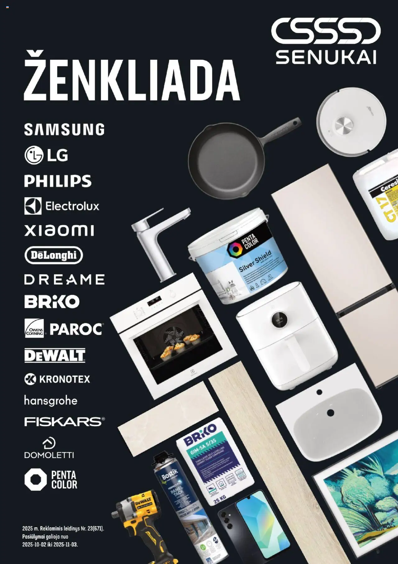 Senukai leidinys galioja nuo 2025.10.02 – puslapio numeris 1