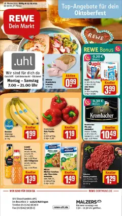 Vorschau von dem Prospekt des Geschäftes Rewe, gültig ab dem 14.09.2025
