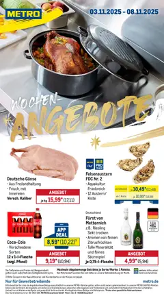 Vorschau von dem Prospekt des Geschäftes Metro, gültig ab dem 03.10.2025