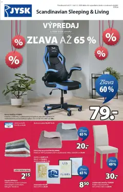 Náhľad JYSK letáku platného od 21.01.2026
