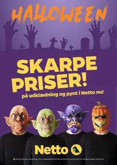 Eksempel på tilbudsavis Skarpe priser fra butik Netto gyldig fra 27/10/2025