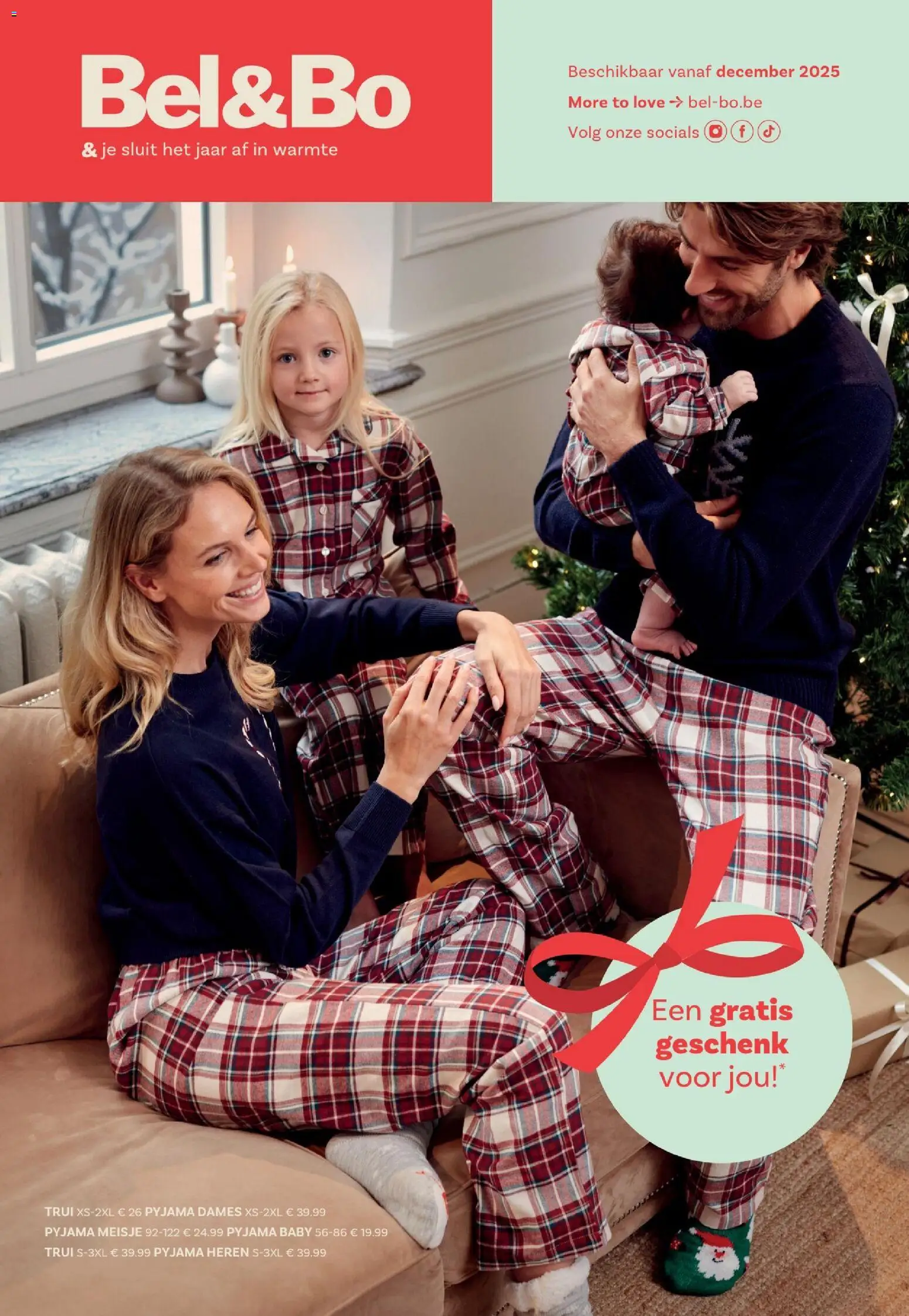 Voorbeeld van Folder van winkel Bel&Bo geldig vanaf 01/12/2025 - Pyjama, Trui