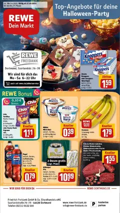 Vorschau von dem Prospekt des Geschäftes Rewe, gültig ab dem 26.10.2025