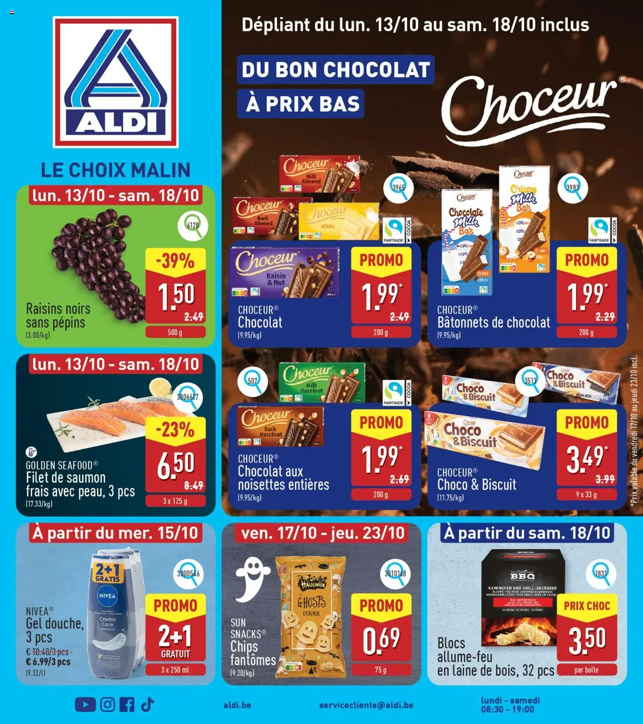Aldi shop Folder de la semaine 42 geldig vanaf 13/10/2025 - Paginanummer 1