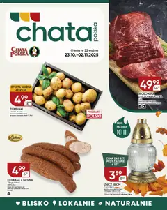 Pogląd gazetki "Gazetka" ze sklepu Chata Polska ważnej od 23.10.2025