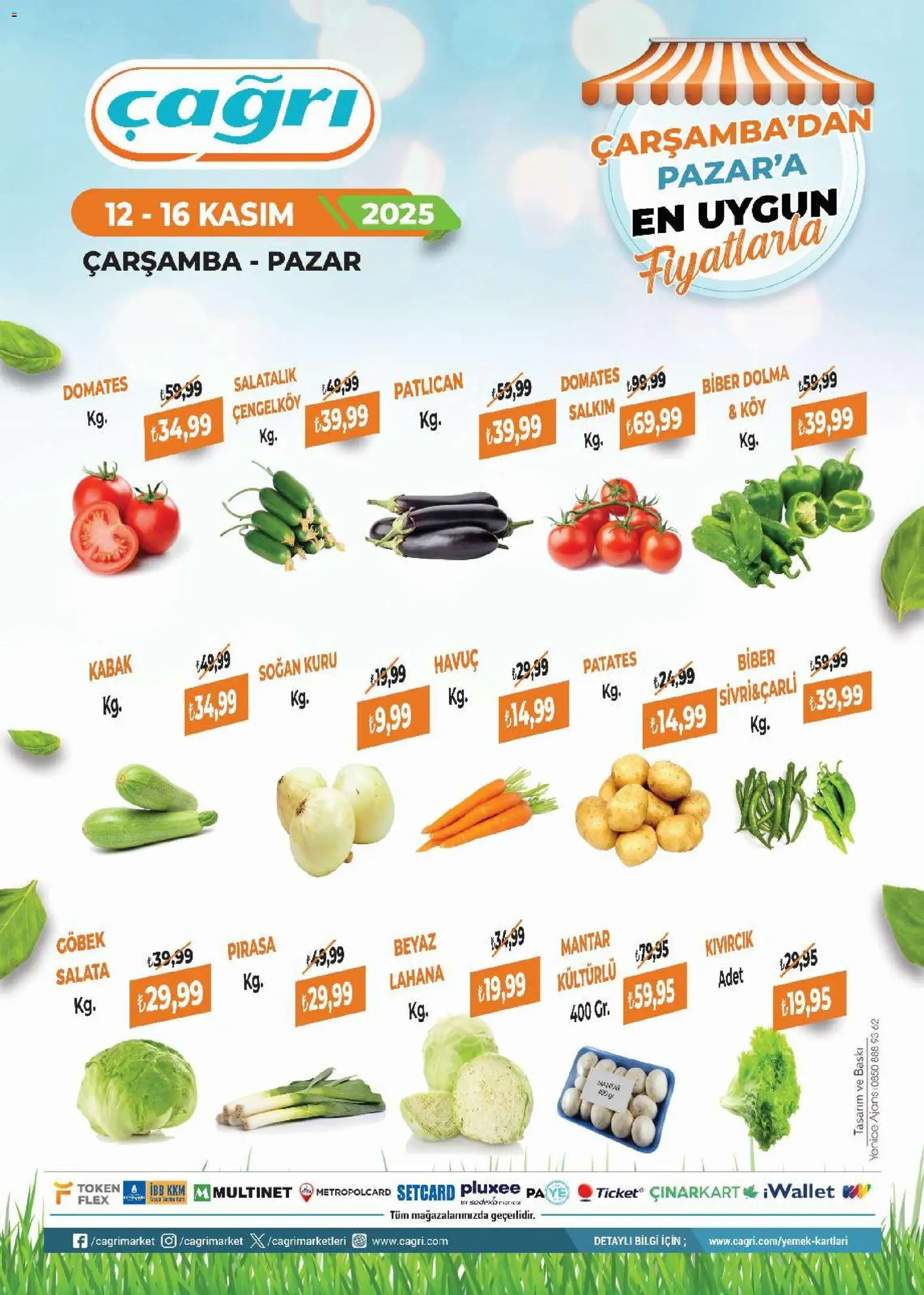 Çağrı Market Manav Katalog 12.11.2025 - Broşürünün önizlemesi