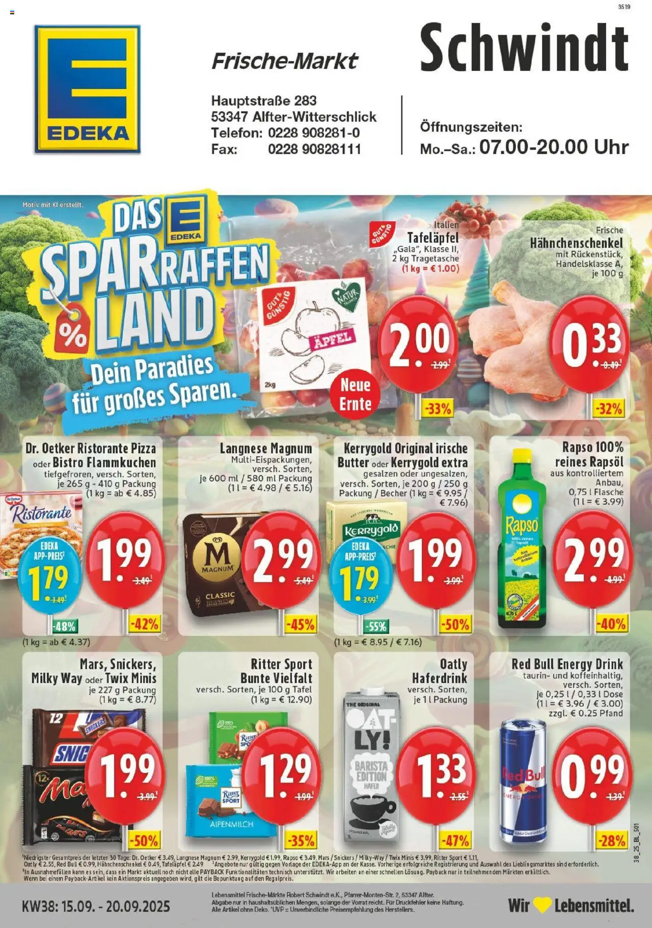 EDEKA Prospekt ab 14.09.2025 - Prospekt Alfter-Witterschlick Online