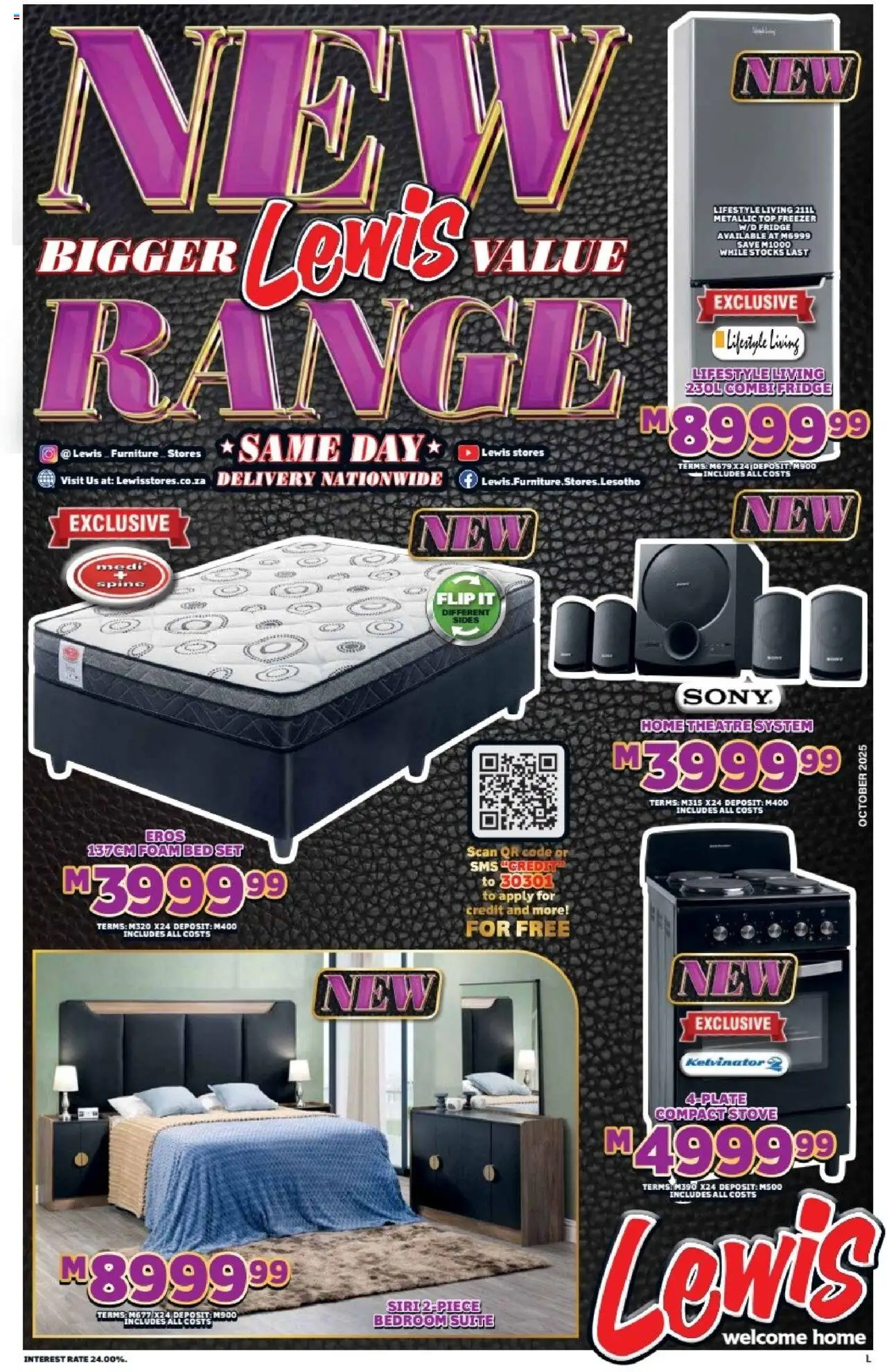 Lewis Stores Lesotho Brochure from 01/10 - 08/11/2025 > Promotions