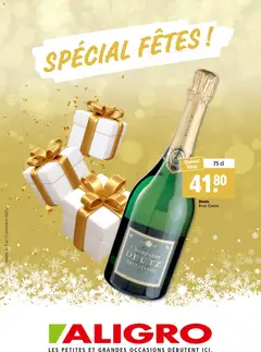 Vorschau des Merkblatts Aktionen Fêtes Chavannes, Matran, Genève, Sion vom Shop Aligro gültig von 03.11.2025 bis 15.11.2025