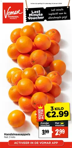 Voorbeeld van Weekend folder van winkel Vomar geldig vanaf 22-01-2026