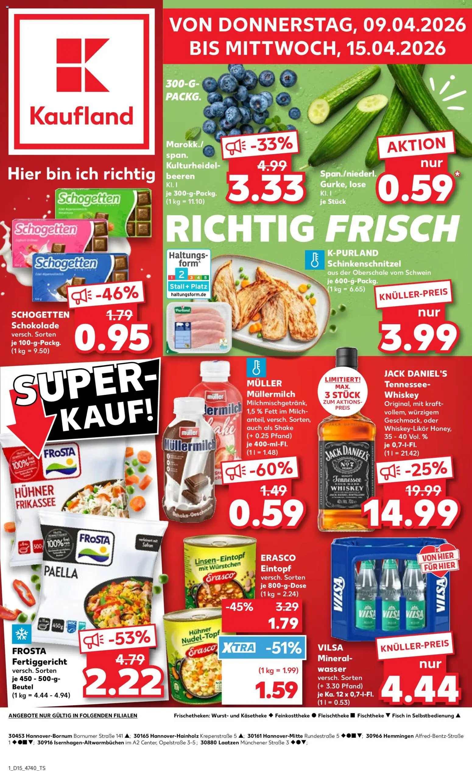 Voorbeeld van Kaufland DE - DE Folder Hannover van winkel Kaufland DE geldig vanaf 09-04-2026