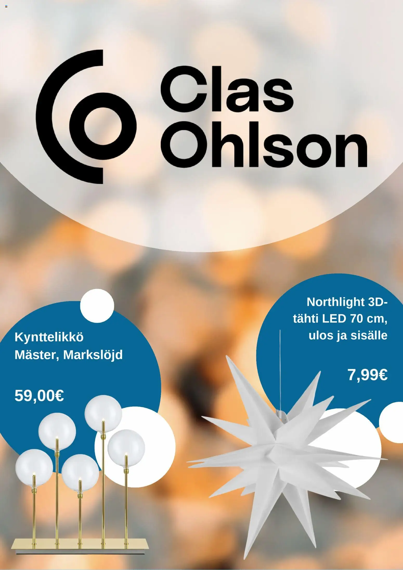 Kaupan Clas Ohlson Tarjoukset esikatselu, voimassa 03/11/2025