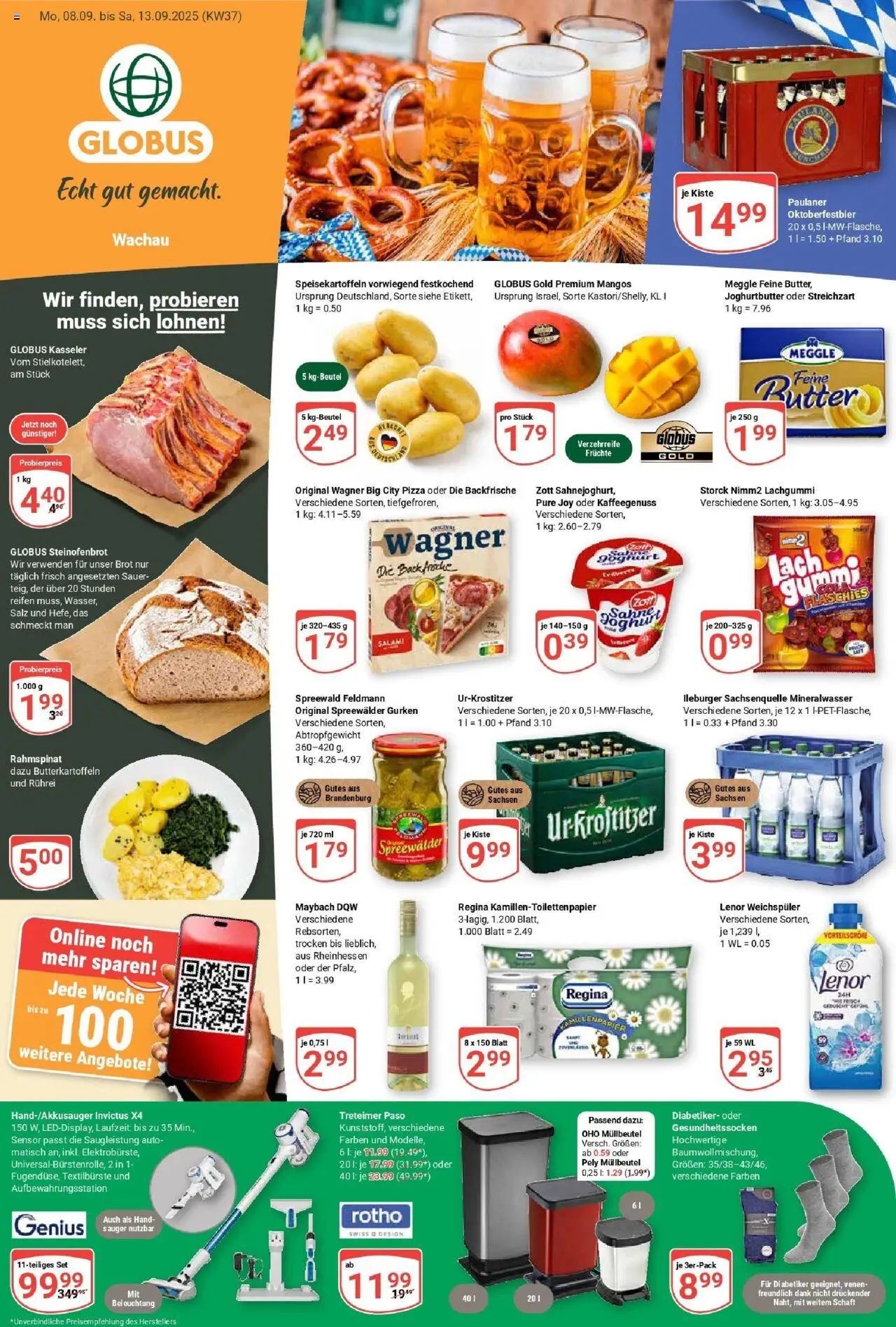Globus Prospekt ab Montag 07.09.2025 > Prospekt Markkleeberg	